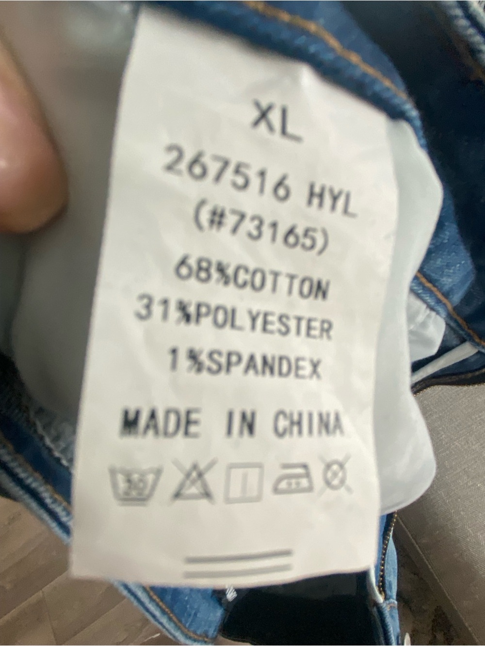 Embroidered Hem Light Blue Cropped Jeans - Picture 4 of 4